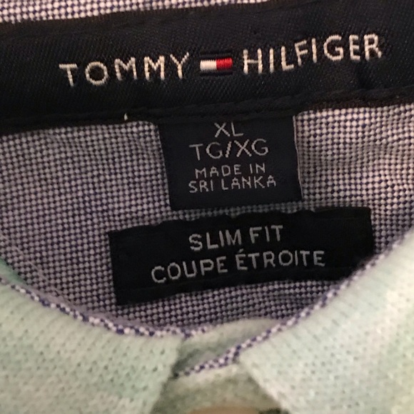 3 Mens Tommy Hilfiger Polo Shirts Size XL Slim Fit - Picture 5 of 6
